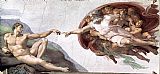 Michelangelo Buonarroti Creation of Adam painting